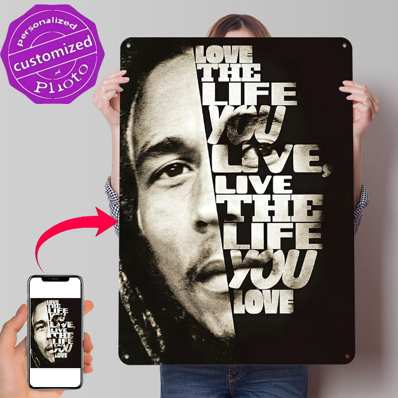 Bob Marley Quote Poster Retro  - 3D Printing Quote recensie en prijs
