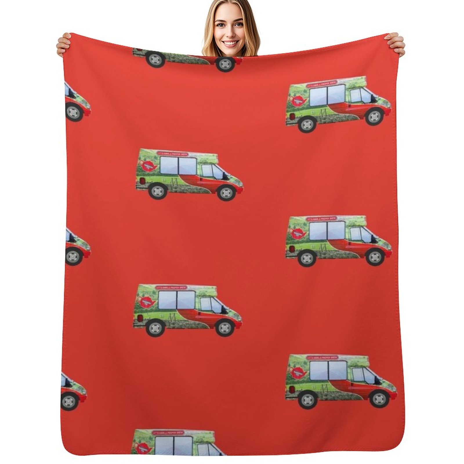 Yorkshire Tea Van Red Throw Bl - 3D Printing Yorkshire recensie en prijs