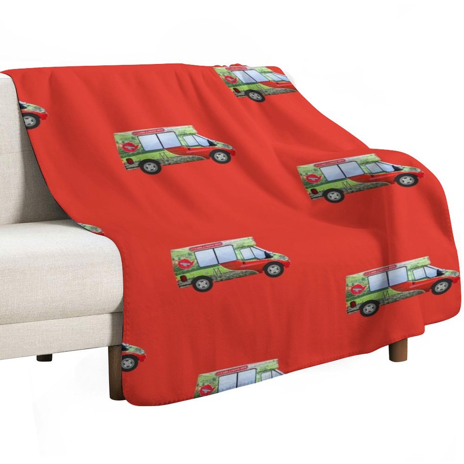 Yorkshire Tea Van Red Throw Bl - 3D Printing Yorkshire recensie en prijs