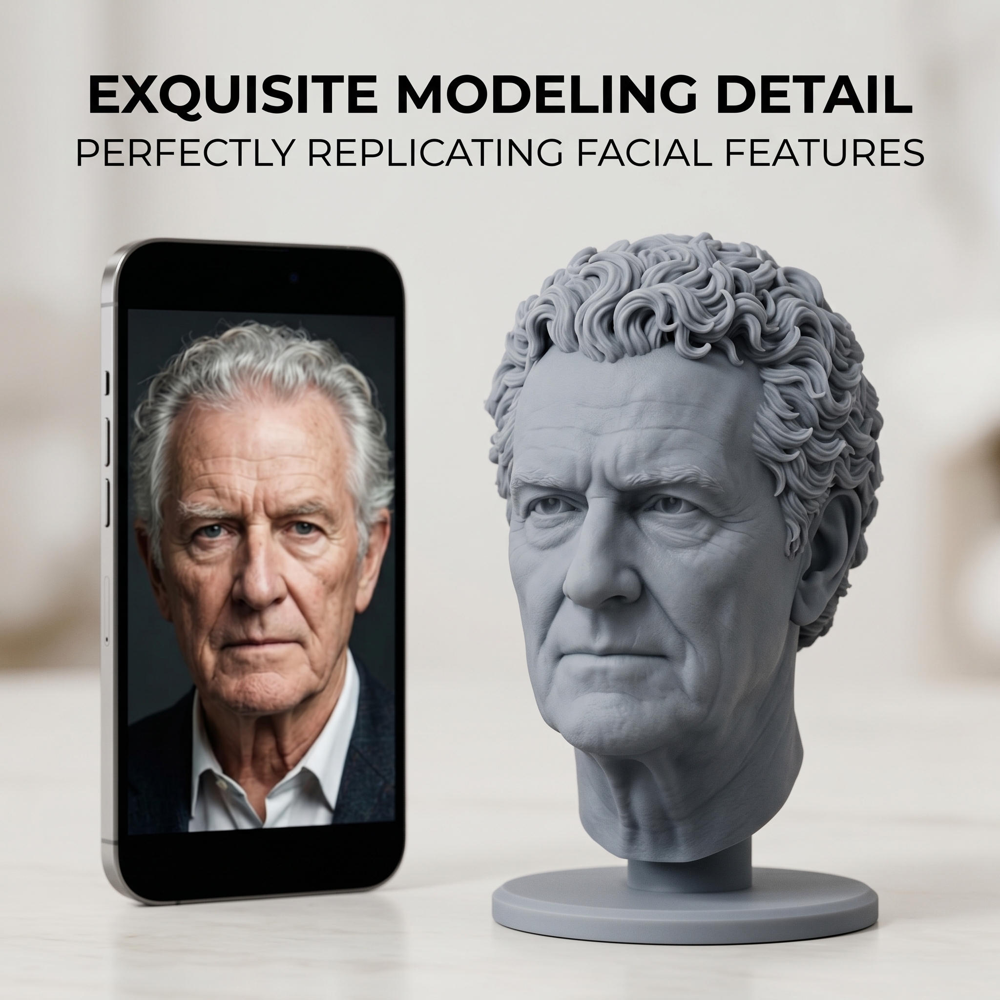 Custom 3D Bust Figurine, Perso - 3D Printing Jobs recensie en prijs