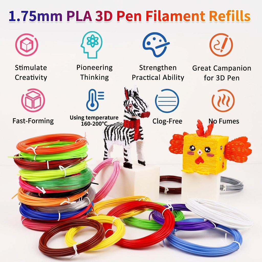 40 Color PLA Filament for 3D P - 3D Printing Pen For Kids recensie en prijs