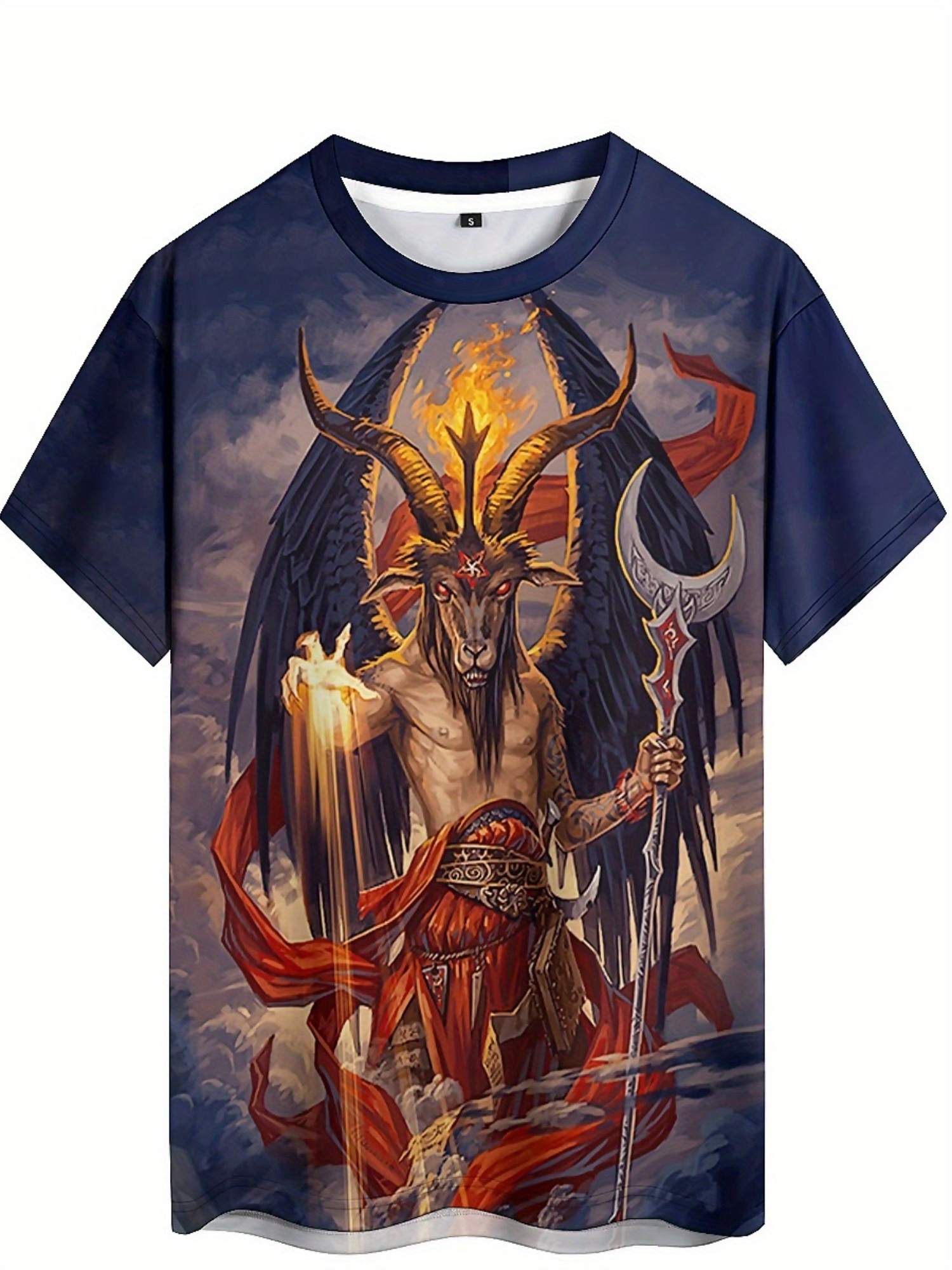 Men's 3D Demon Print T-Shirt | - 3D Printing Designing recensie en prijs