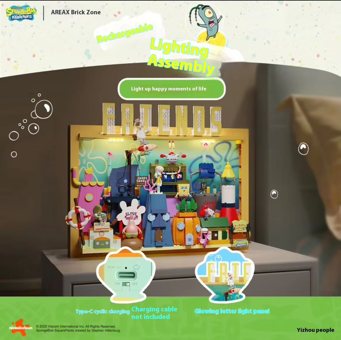 Official Area-X Spongebob Squa - 3D Printing Lego recensie en prijs