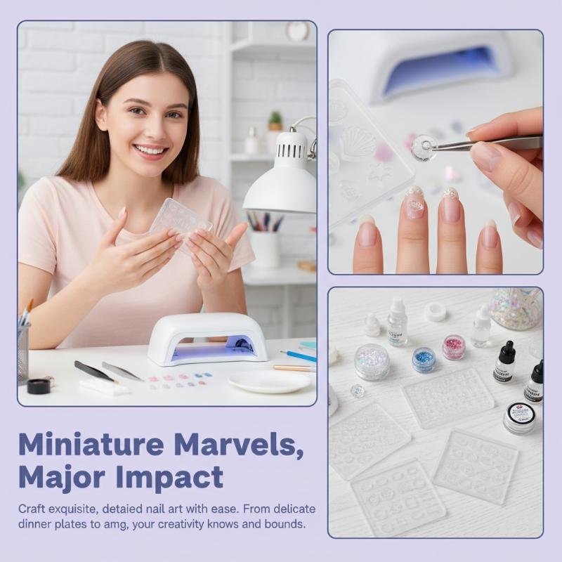 3D Embossed Nail Art Silicone  - 3D Printing Templates Free recensie en prijs